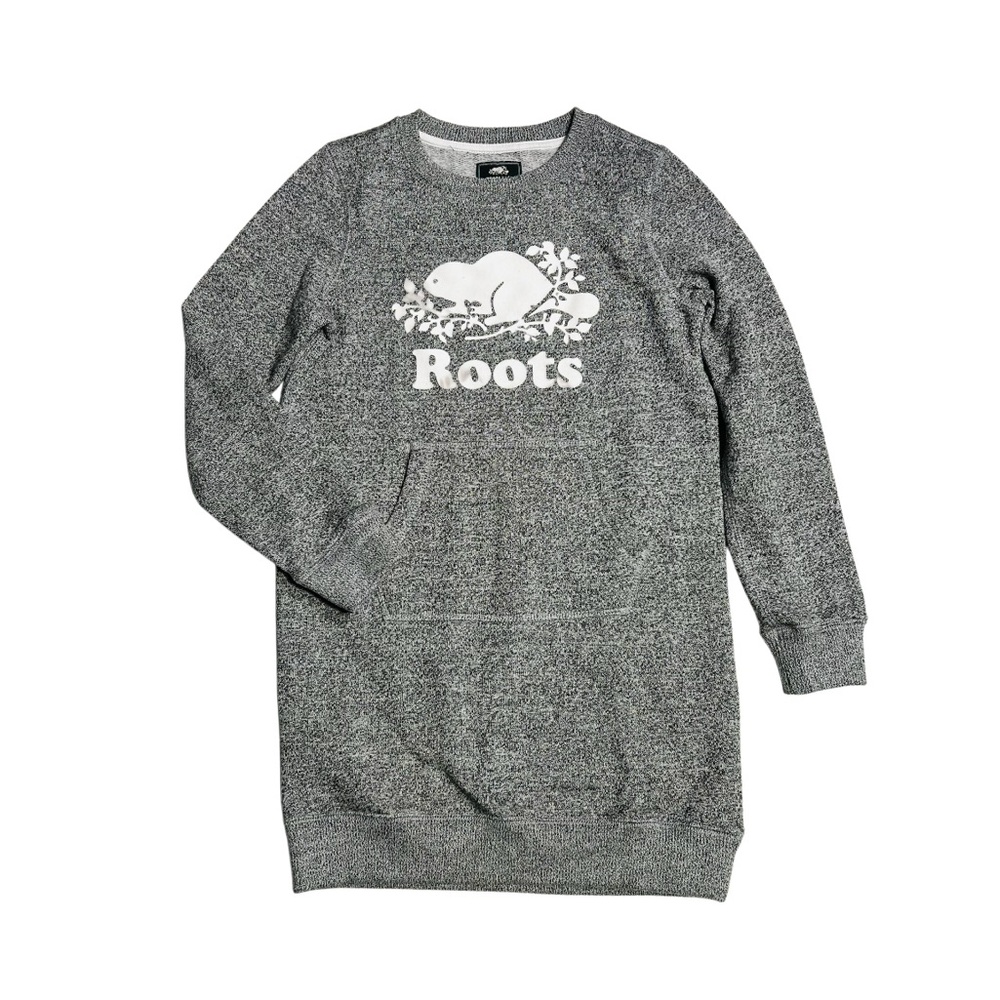 Roots Gray‎ Kids Crewneck Sweatshirt Dress